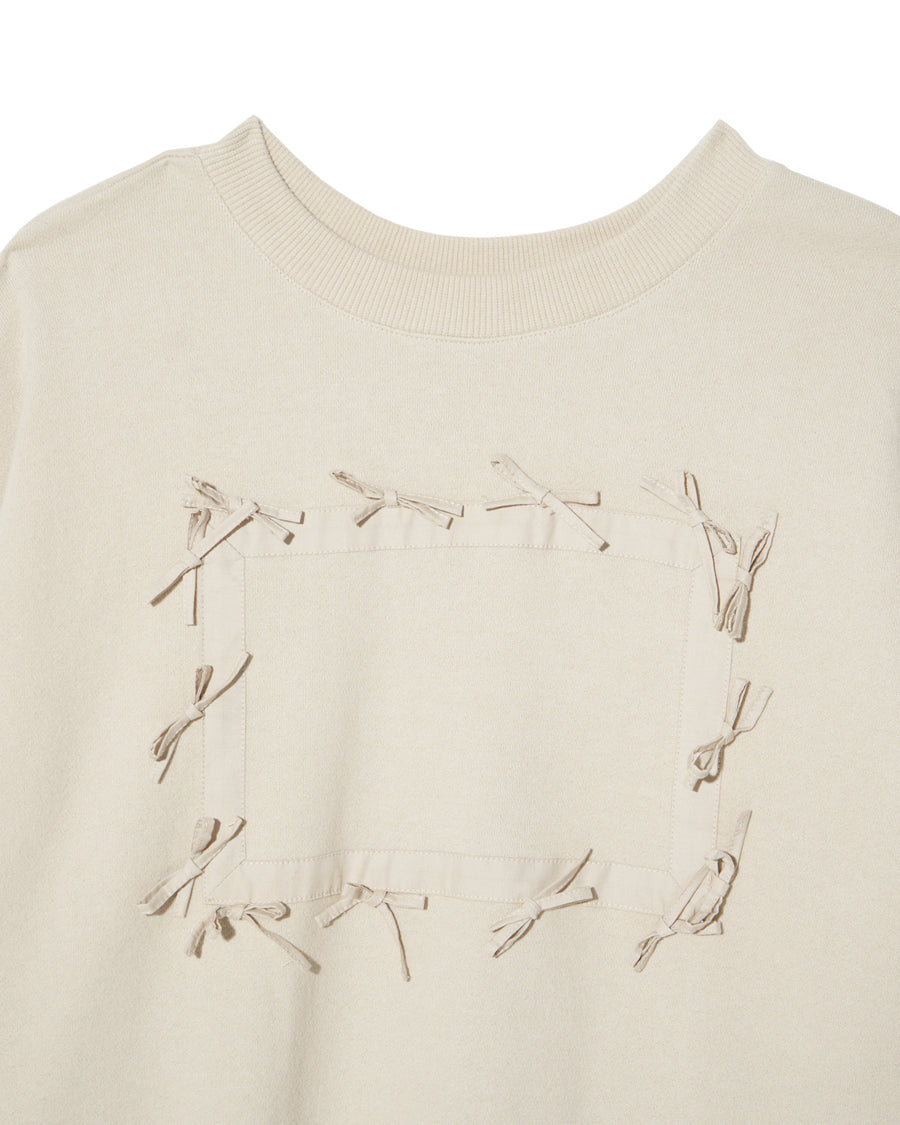 Crew Neck Sweat with Ribbons