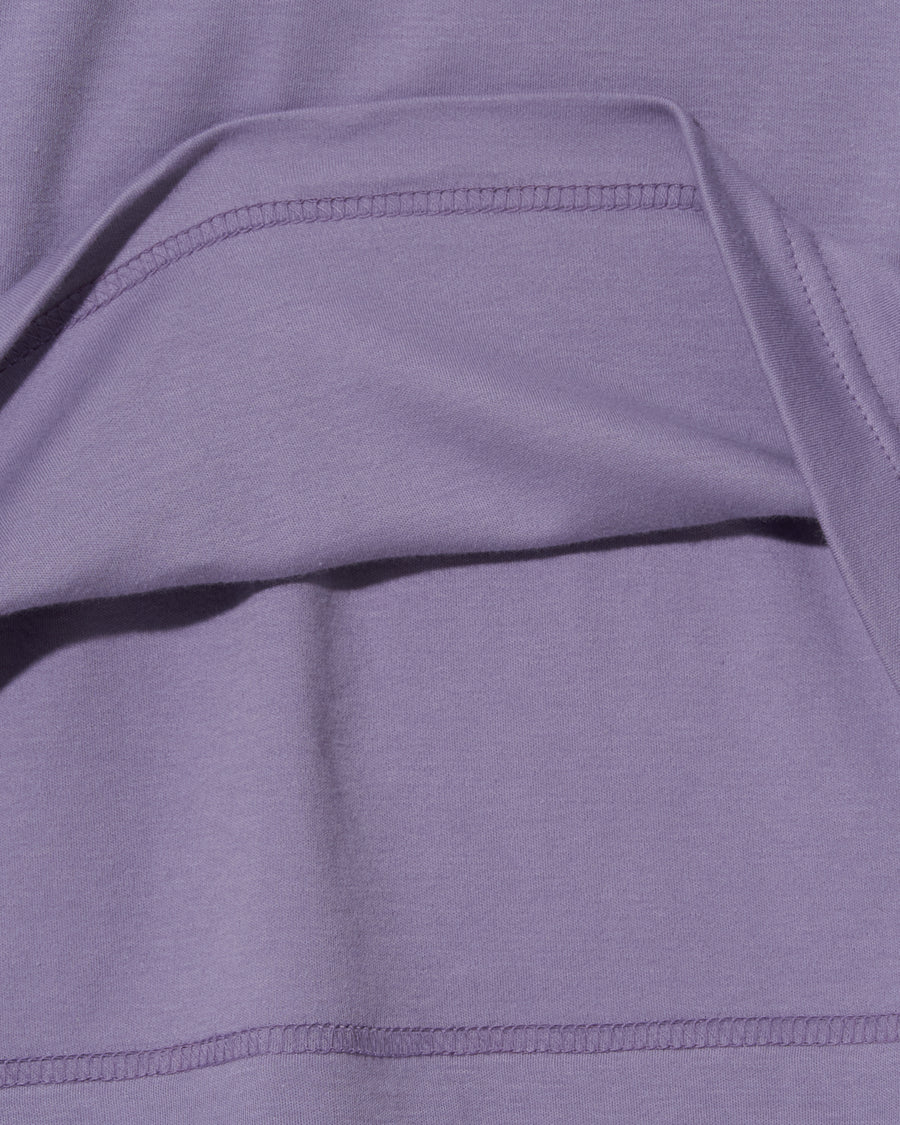 Logo Long Sleeve Tee with Ribbons - LILAC