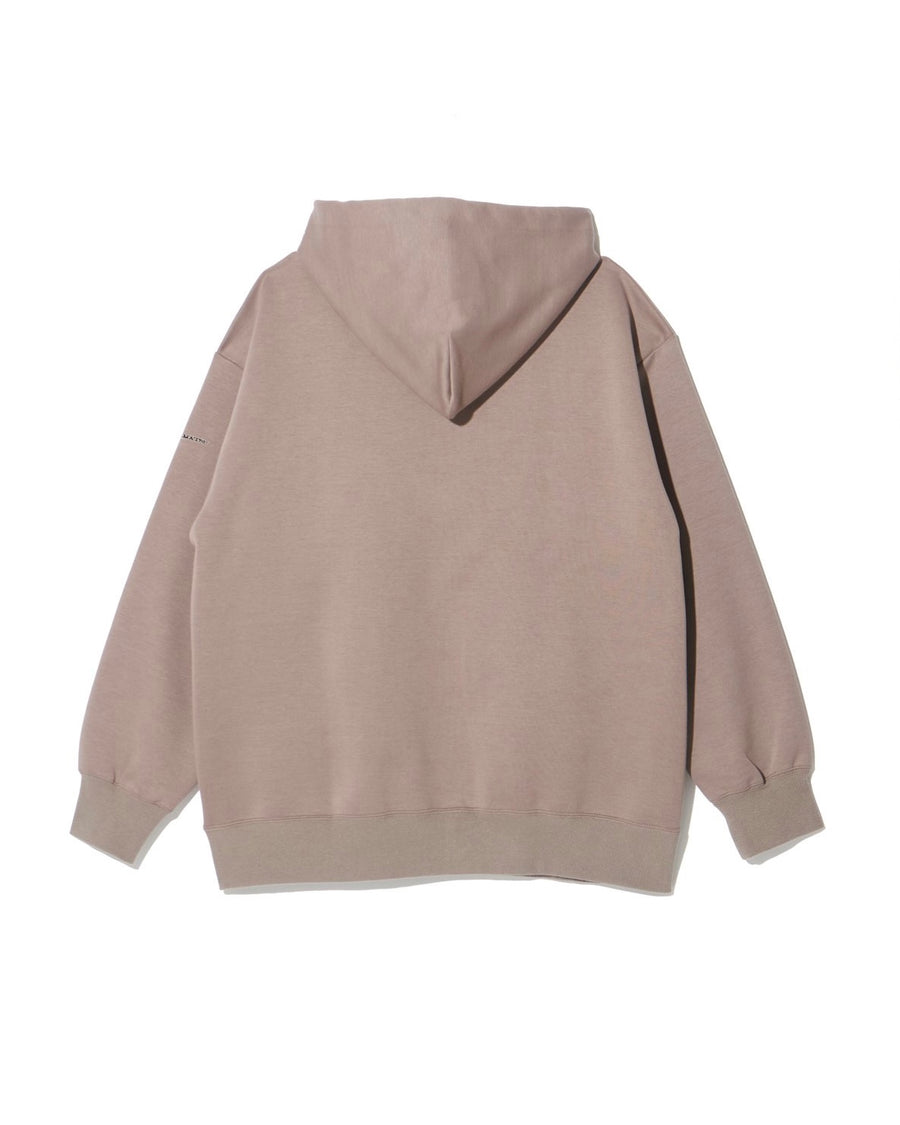 Logo Hoodie with Ribbons - MOCHA